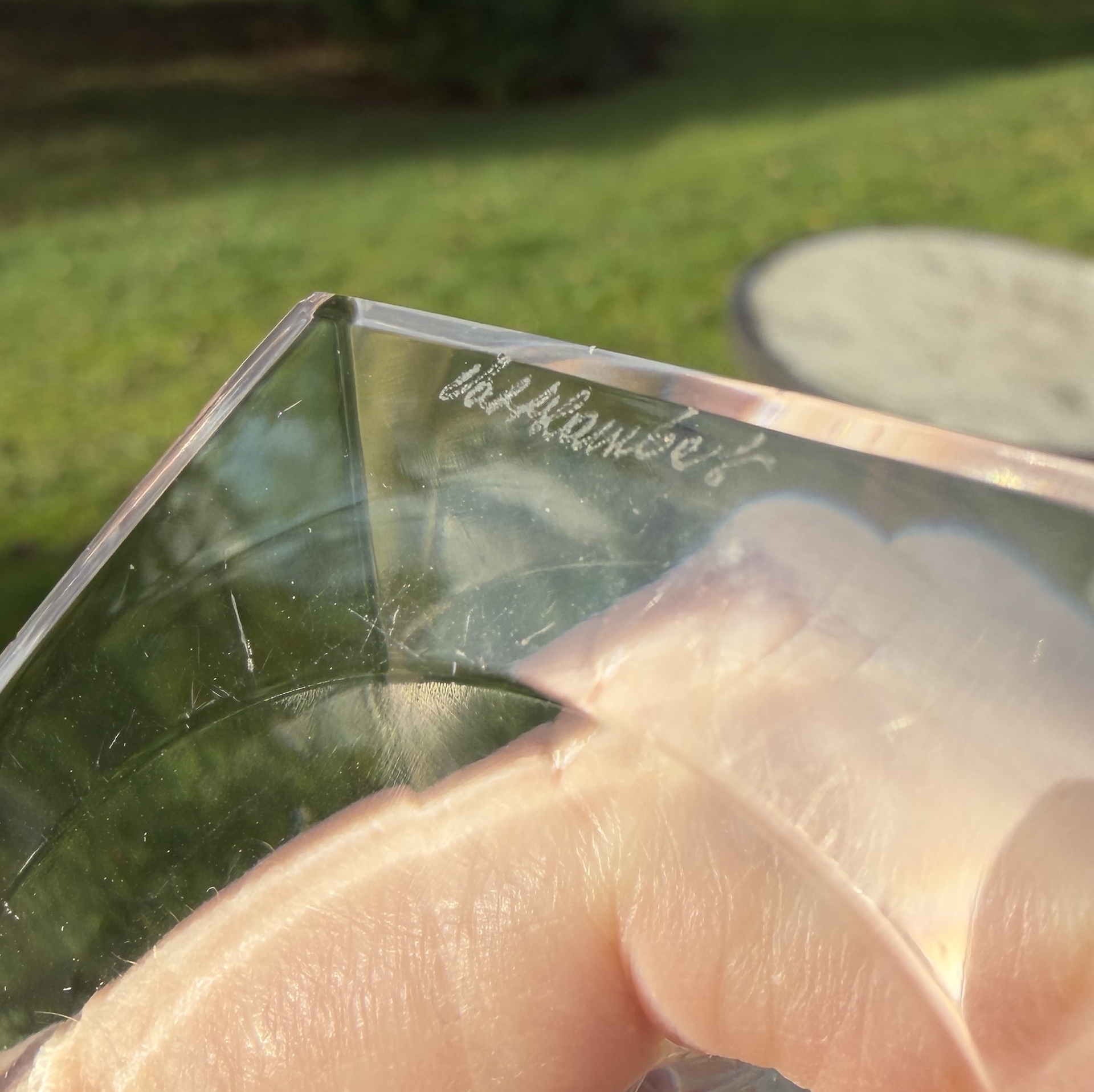 Service de Verres en Cristal Val Saint Lambert Modèle Prince de Galles 49 Pièces