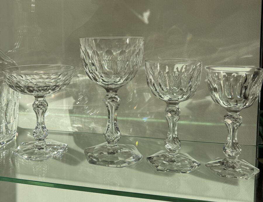 Service de Verres Cristal Val Saint Lambert Prince de Galles