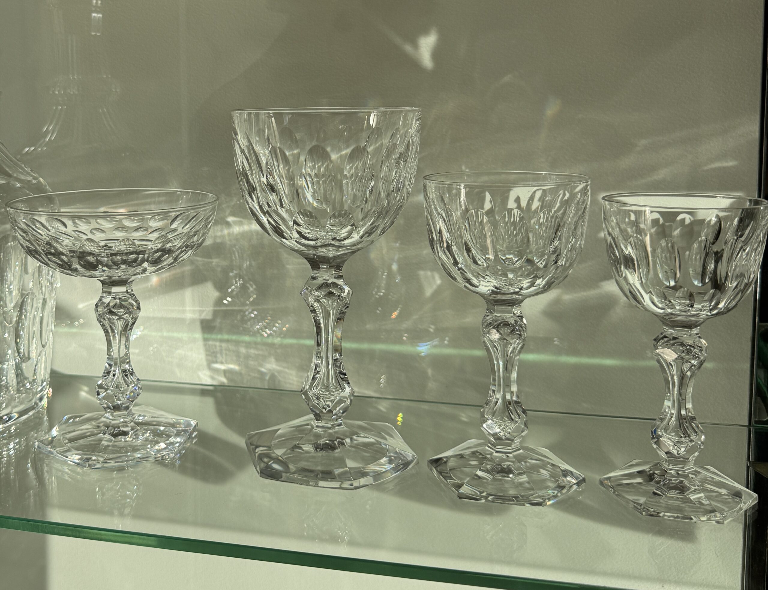 Service de Verres Cristal Val Saint Lambert Prince de Galles
