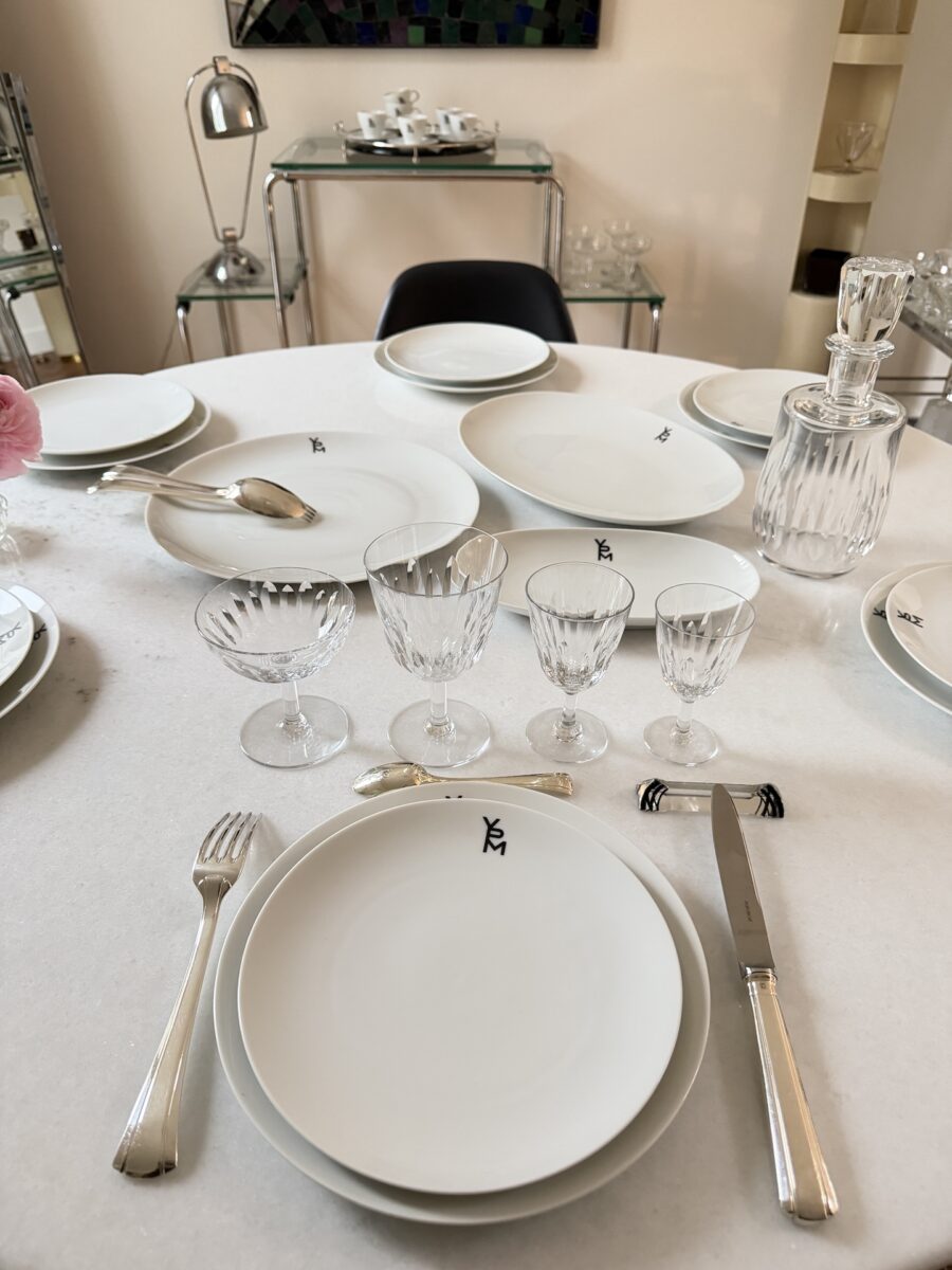Service de Table de Jean Luce en Porcelaine 6 Personnes Circa 1960