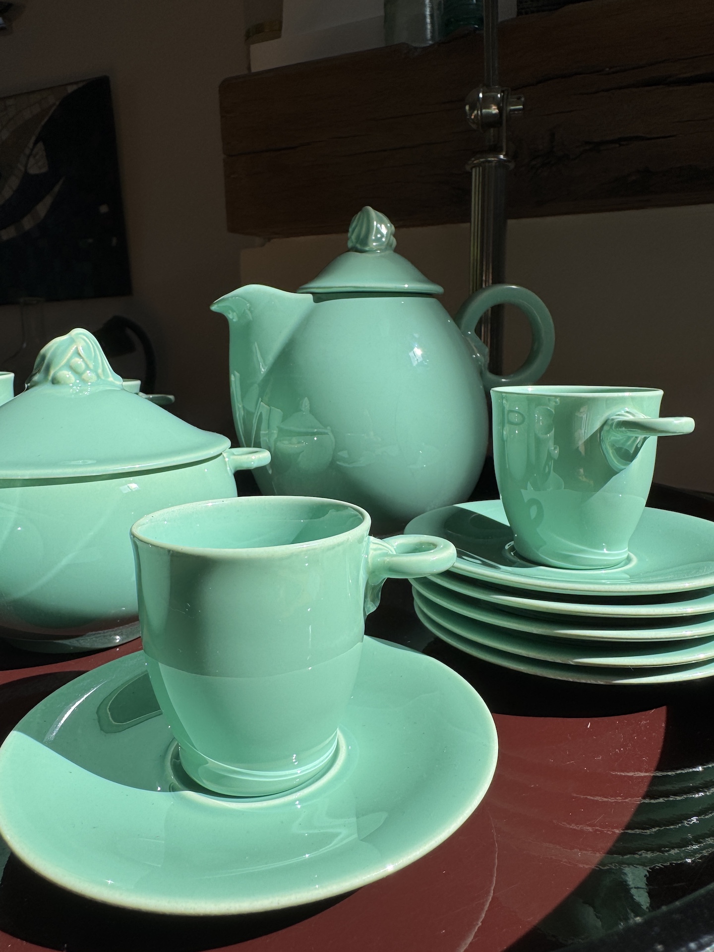 Art Deco Tea and Coffee Set by Marcel Goupy for 12 people