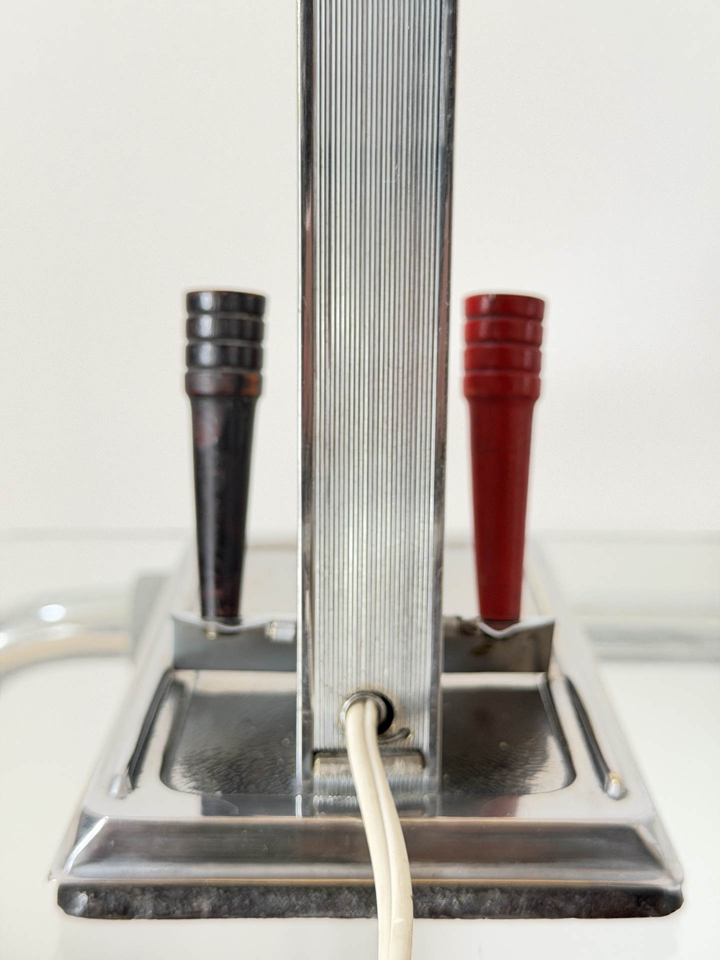 Lampe de Bureau Articulée 1940 avec Porte-stylos et Opalines
